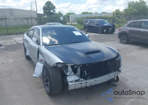 2022 Dodge Charger Scat Pack z USA, uszkodzony, nr VIN 2C3CDXGJ2NH229554